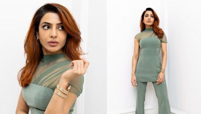 Samantha Ruth Prabhu Is Oh-So-Stylish In This Pastel Green Co-Ord Set - News18