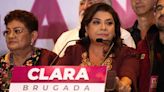 Clara Brugada se declara como ganadora a la Jefatura de Gobierno en CDMX; afirma estar 15 puntos arriba
