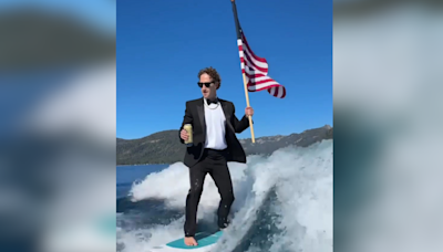 Meta CEO Mark Zuckerberg Showcases Surfing Skills In Celebratory Post For 4th Of July