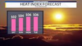 The excessive heat & humidity continues this weekend