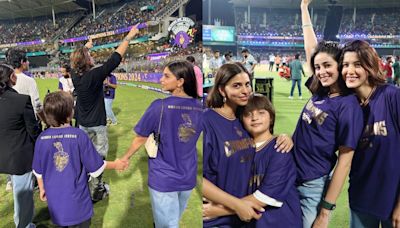 Suhana Khan’s Instagram goes Kolkata Knight Riders crazy! Shares new pic with Shah Rukh Khan, AbRam and trophy after IPL 2024 final