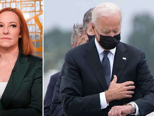 Jen Psaki forced to edit book after making misleading claim about Biden not checking watch at ceremony