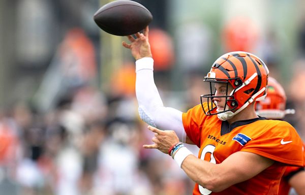 Cincinnati Bengals quarterback Joe Burrow shows wrist injury is improved by launching deep throws