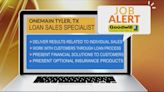 JOB ALERT: OneMain Financial in Tyler needs a Consumer Loan Sales Specialist