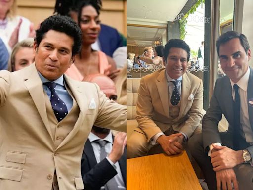 Sachin Tendulkar Poses With Roger Federer In One Frame At Wimbledon, Picture Goes Viral