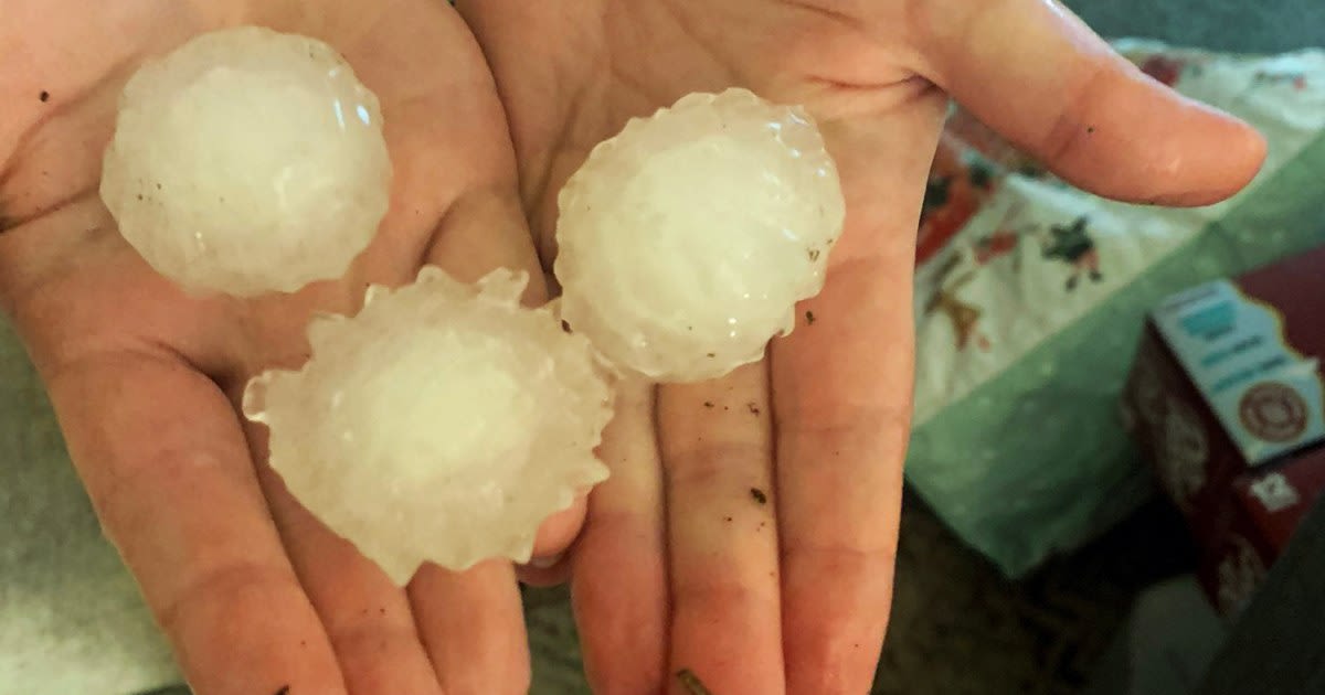 Baseball-sized hailstones hit Texas as 200,000 across South remain without power