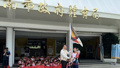 113年全國小學田徑賽決戰雲林 黃偉哲勉勵台南小將奪得佳績