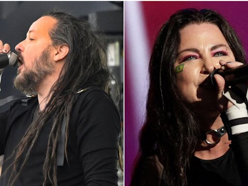 Amy Lee de Evanescence sorprendió al unirse a Korn en un memorable show de aniversario