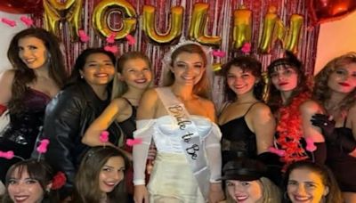 La hilarante despedida de soltera de Tutú Vidaurre al estilo Moulin Rouge