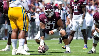 Texas A&M backup OL TJ Shanahan suspended after arrest