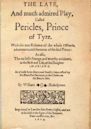 Pericles, Prince of Tyre