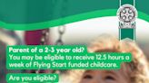 The Flying Start introduces funded childcare across Pembrokeshire