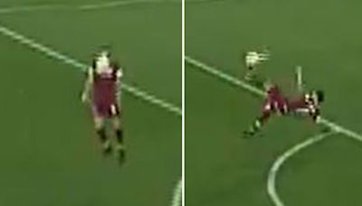 Watch footballer's Puskas contender with overhead kick 'better than Garnacho's'