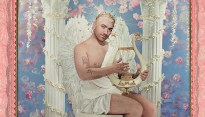 Sam Smith Wears Jonathan Anderson Angel Wings in New Painting at the National Portrait Gallery