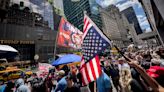 Upside-down American flag reappears as a right-wing protest symbol after Trump's guilty verdict