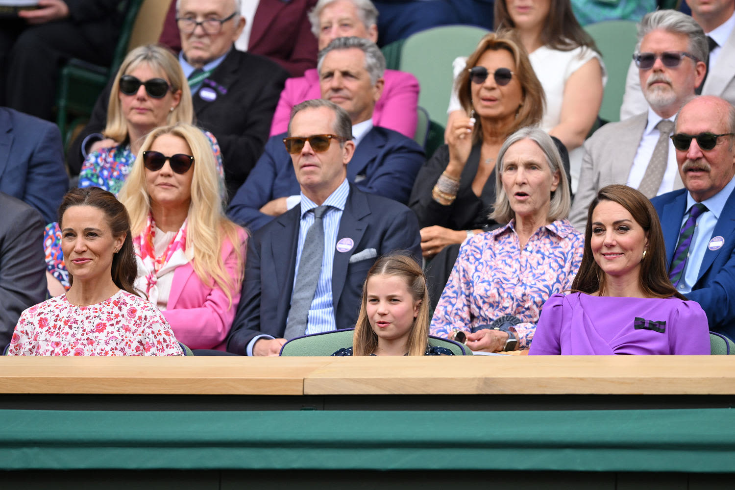 Princess Charlotte adorably reacts to mom Kate Middleton's standing ovation at Wimbledon
