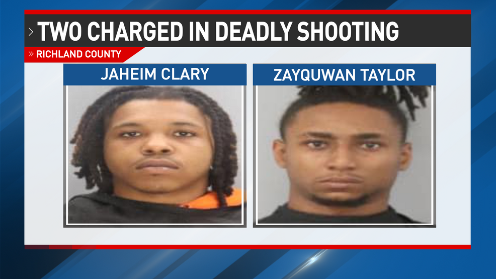 Two charged in connection to fatal shooting of 22-year-old in Richland County