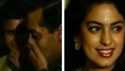 Throwback: Salman Khan, Saif Ali Khan share a laugh; Juhi Chawla looks ethereal at this 1994 music launch event. Watch