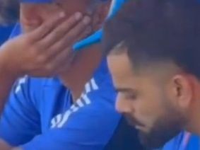 Watch: Virat Kohli enjoys food in dugout amid loud cheers in New York