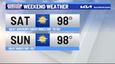 Sweltering 90s this holiday weekend