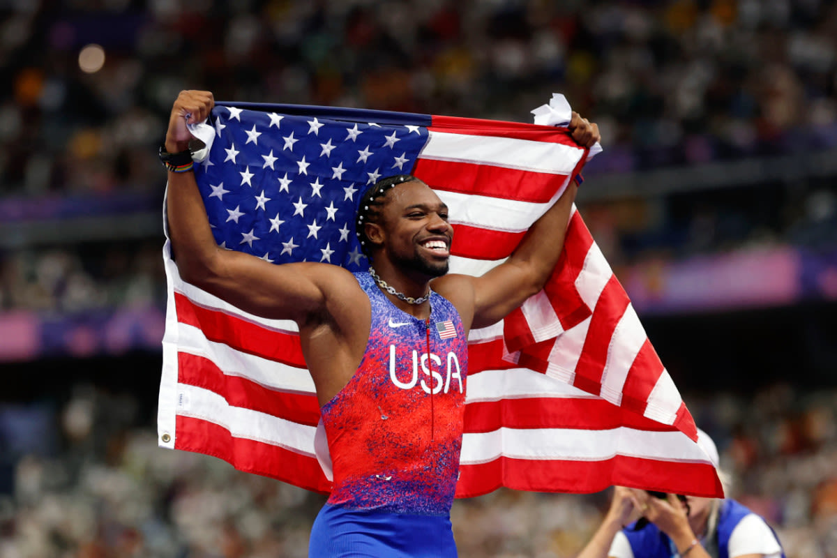 Noah Lyles Catches Strays From Former NFL Star After Team USA Gold