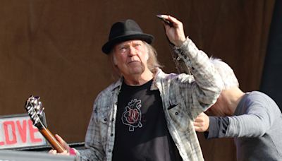 Neil Young is heading back on stage after axing Crazy Horse gigs amid band illness