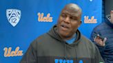 Back to school: Eric Bieniemy begins evaluating UCLA's offense during spring practices