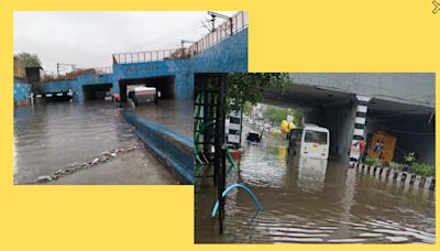 In videos: Heavy rain brings Delhi-NCR to standstill; waterlogging, suspended flights, and more