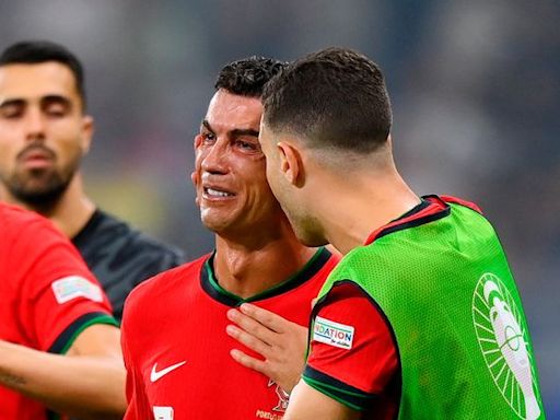 Cristiano Ronaldo breaks down in tears after missed penalty but Portugal get job done in shootout drama