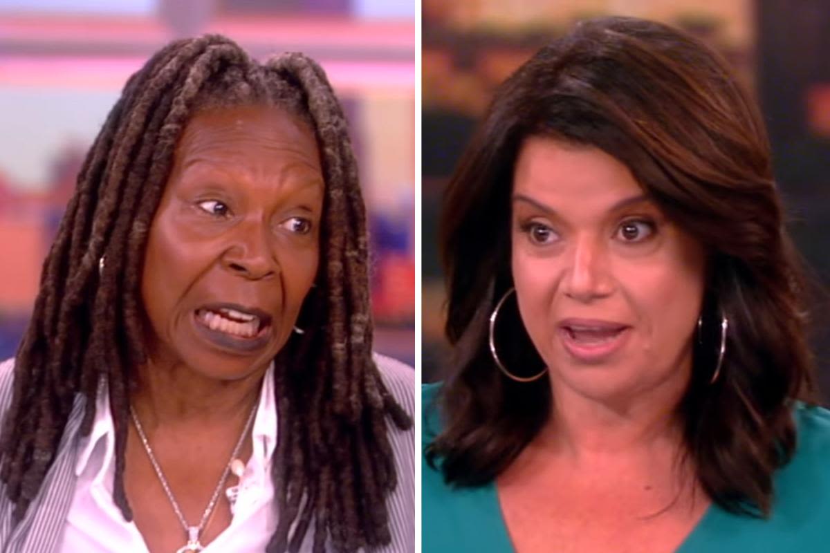 Whoopi Goldberg calls out Ana Navarro on 'The View' for stealing her joke: "Where did you get that from?