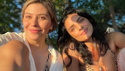 Emocionada, Aislinn Derbez comparte imágenes de la boda de su hermana, Michelle Aguilera