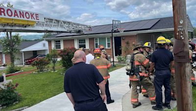 Occupants displaced after Roanoke house fire