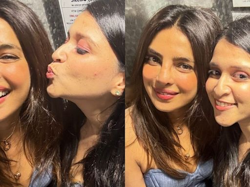 Mannara Chopra Kisses 'Mimi Didi' Priyanka Chopra, Calls Her 'Darling Sister' On Birthday | Photos - News18