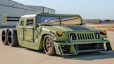For Sale: Hellcat V8-Powered 6X6 Humvee Has 717 HP and an Aircraft Rear Wing