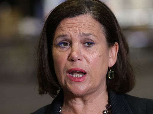 Sinn Féin leader Mary Lou McDonald announces the death of her father