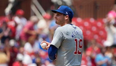 Chicago Cubs drop Game 1 of a doubleheader after the St. Louis Cardinals put up 9 runs in the 1st inning off Hayden Wesneski