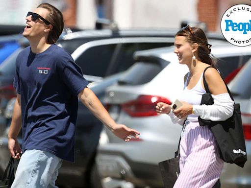 Millie Bobby Brown and Jake Bongiovi Are in Newlywed Bliss as They're Spotted Shopping in the Hamptons After Wedding