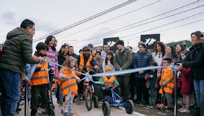 Walter Vuoto dejó formalmente inaugurada la bicisenda “Pensar Malvinas” - Diario El Sureño