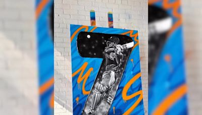 Watch: Spray Paint Artist Captures MS Dhoni's Iconic 2011 World Cup-Winning Moment