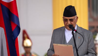 Nepal’s new prime minister has taken the oath of office at a ceremony in Kathmandu