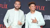 Patrick Mahomes Can't Keep Up With Travis and Jason Kelce's Partying