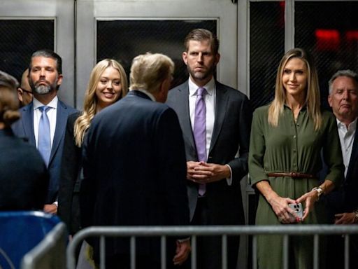 Trump’s family members have visited court during the hush money trial. Notably missing: Melania and Ivanka Trump