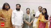 Anant Ambani, Radhika Merchant visit Maharashtra CM Ekanth Shinde's house to invite him for their wedding in July - WATCH | Hindi Movie News - Times of India