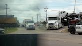 Caught on the tracks: Semi-trucks stall out on railway in Tye, Abilene 1 day apart