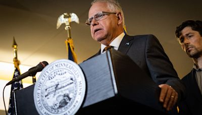 Minnesota Gov. Tim Walz doesn’t rule out VP role as presidential nomination race is reset