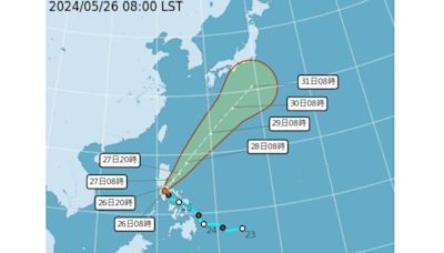 今年首颱「艾維尼」生成 氣象署：不影響台灣