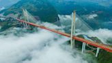 The world's tallest bridge in the clouds that cost £111m to build