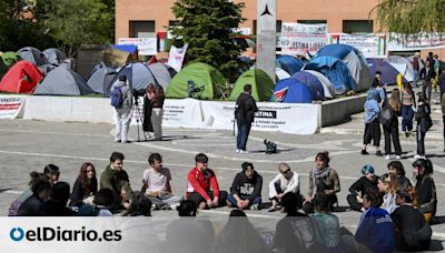 La acampada de la Complutense contra la masacre en Gaza sigue creciendo: "Esto acaba de empezar"