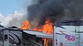 RV fire kills five AKC show dogs at Florida State Fairgrounds, officials say