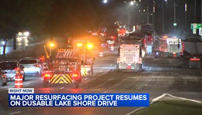 More DuSable Lake Shore Drive closures for resurfacing project begin this weekend